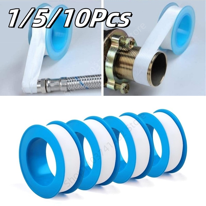 1/5/10Pcs PTFE Water Pipe Tape - огляд і ціна Plumbing Tape Ptfe